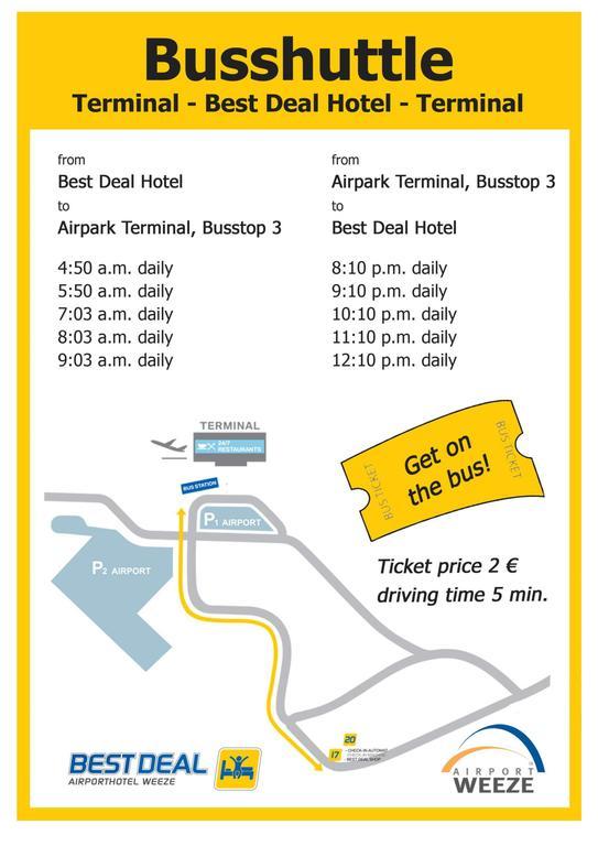 Best Deal Airporthotel Weeze Bagian luar foto